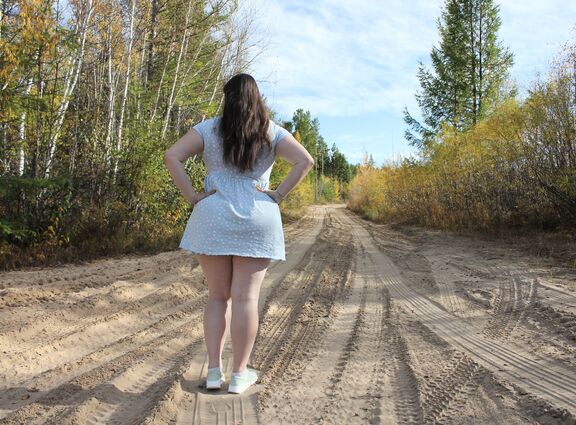 Фотосессия на дороге