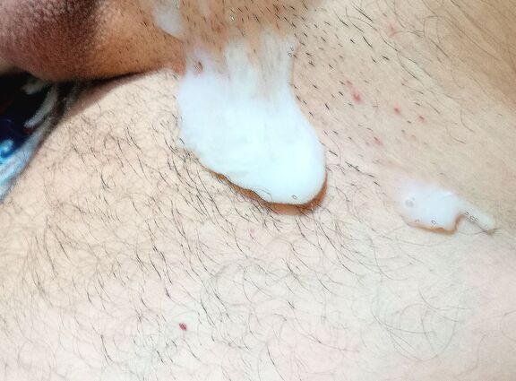 Моя вытекшая сперма!